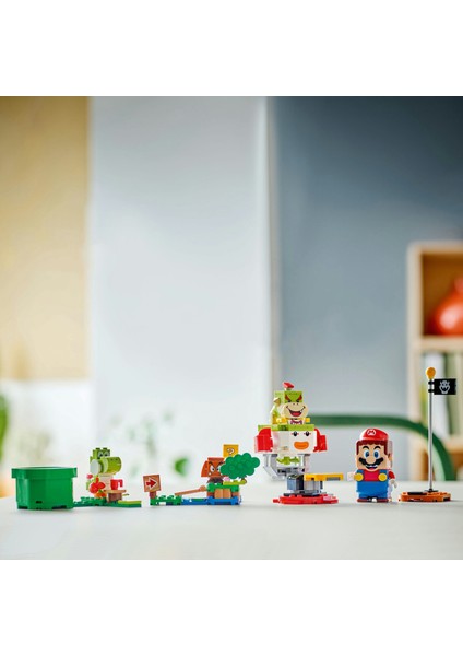 ® Super Mario İnteraktif LEGO® Mario™ ile Maceralar 71439 - 6 Yaş ve Üzeri Çocuklar İçin Yoshi İçeren Oyuncak Araç Yapım Seti (218 Parça)