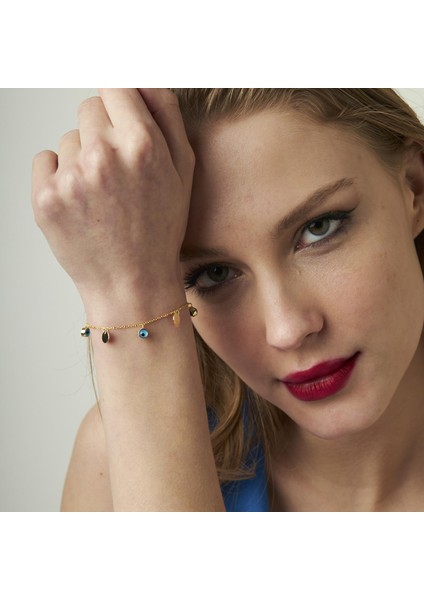 Nazar Boncuğu Tabak Bileklik fırsatları