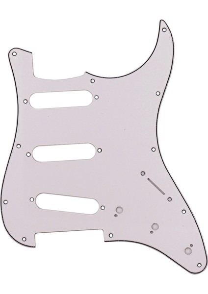 Gri Inci Tarzı Strat Gitar Için Gitar Pickguard Scratch Plate Parçaları Yedek Parça 11 Delikli Değiştirme Parçaları (Yurt Dışından) fırsatları