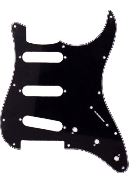 Gri Inci Tarzı Strat Gitar Için Gitar Pickguard Scratch Plate Parçaları Yedek Parça 11 Delikli Değiştirme Parçaları (Yurt Dışından) indirimleri
