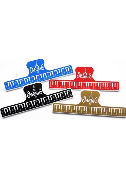 Mavi Stil Piyano Gitar Keman Viyola Viyolonsel Performans Egzersiz Için 15CM Abs Müzik Klip Kitap Tutucu Müzikli Klips - 4 Renk (Yurt Dışından) fiyatları
