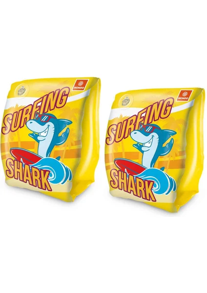 Surfing Shark Şişme Kolluk 15X23 cm Sarı