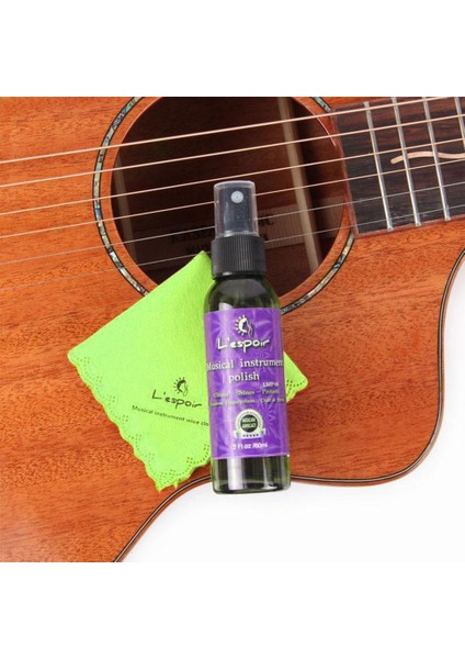 60 ml tarzı 60ml Evrensel Gitar Parmaklık Bakım Yağı Fretboard Temizleyici Yağ Temizleme Bezi Seti Gitar Ukulele Bas Bakım Aracı (Yurt Dışından) fırsatları
