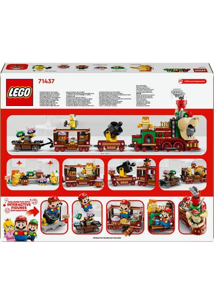 ® Super Mario Bowser Ekspres Treni 71437 - 9 Yaş ve Üzeri Çocuklar Için Nintendo® Karakteri Içeren Yaratıcı Oyuncak Yapım Seti (1392 Parça)