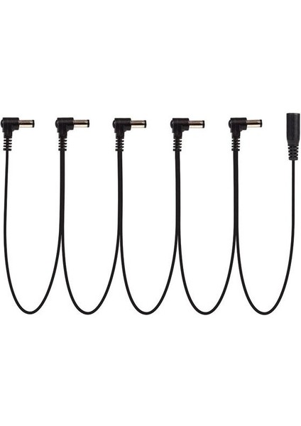 5 Yol Tarzı Dc 9V 1A Gitar Pedal Güç Kaynağı Adaptörü Ucu Negatif 5 Yollu Daisy Zincir Güç Kabloları ile Etki Pedalı Kullanımı Için Ab Takı (Yurt Dışından)