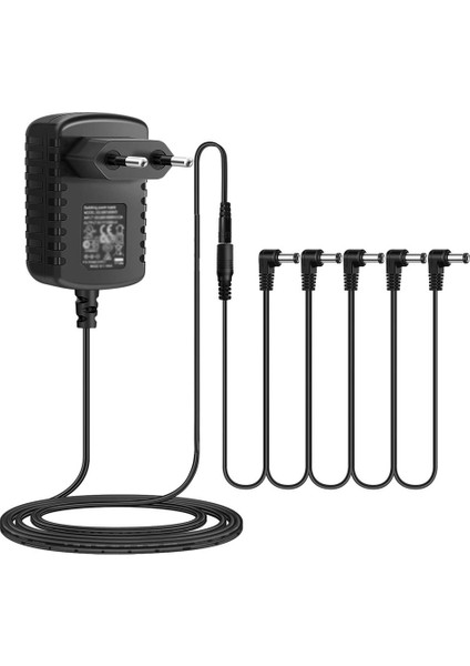 5 Yol Tarzı Dc 9V 1A Gitar Pedal Güç Kaynağı Adaptörü Ucu Negatif 5 Yollu Daisy Zincir Güç Kabloları ile Etki Pedalı Kullanımı Için Ab Takı (Yurt Dışından) fiyatları