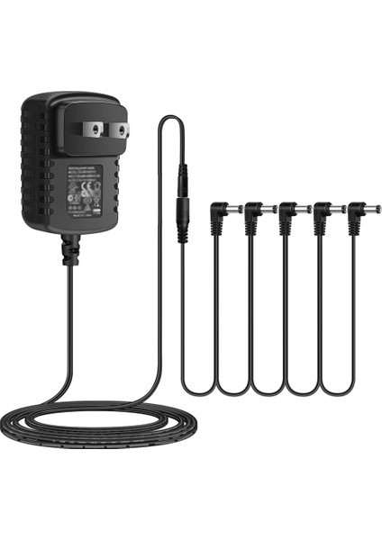 5 Yol Tarzı Dc 9V 1A Gitar Pedal Güç Kaynağı Adaptörü Ucu Negatif 5 Yollu Daisy Zincir Güç Kabloları ile Etki Pedalı Kullanımı Için Ab Takı (Yurt Dışından) modelleri