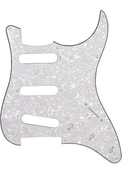 Yeşil Inci Tarzı Strat Gitar Için Gitar Pickguard Scratch Plate Parçaları Yedek Parça 11 Delikli Değiştirme Parçaları (Yurt Dışından) modelleri