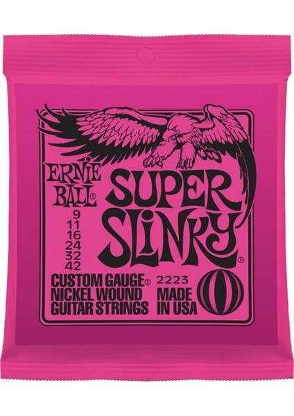 NO.16027 Stili Ernie Ball Kobalt Slinky Elektro Gitar Telleri Nikel Sarılı 6 Teller Elektro Gitar Aksesuarları Için (Yurt Dışından) fiyatları