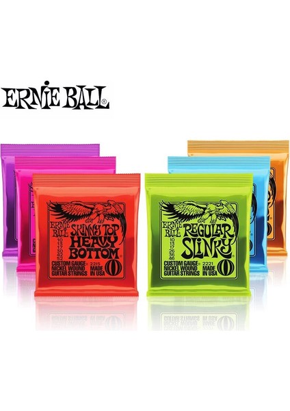 NO.16027 Stili Ernie Ball Kobalt Slinky Elektro Gitar Telleri Nikel Sarılı 6 Teller Elektro Gitar Aksesuarları Için (Yurt Dışından) fırsatları