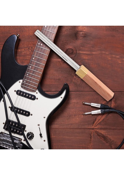 Ahşap Dörtgen Tarzı Gitar Perdesi Düzeltme Luthier Dosyası Gitar Perdesi Tamir Aracı Luthier Aracı Telli Çalgı Aksesuarları (Yurt Dışından)