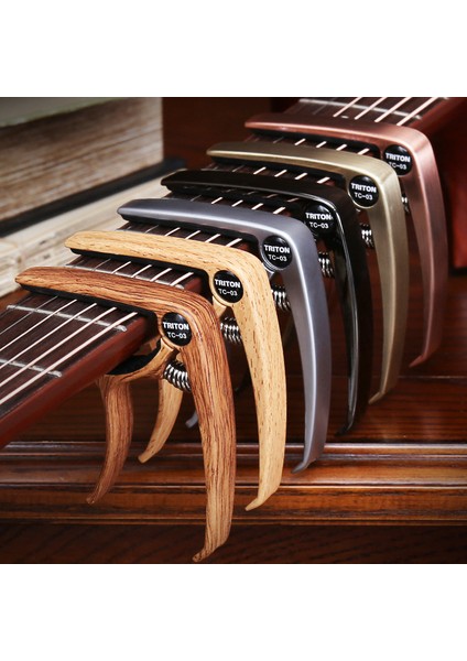 Altın Tarzı Metal Gitar Kapodaster Alüminyum Alaşım Gitar Akort Kelepçesi Profesyonel Anahtar Tetik Kapo Akustik Elektro Müzik Aletleri Için (Yurt Dışından)