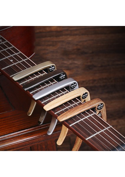 Altın Tarzı Metal Gitar Kapodaster Alüminyum Alaşım Gitar Akort Kelepçesi Profesyonel Anahtar Tetik Kapo Akustik Elektro Müzik Aletleri Için (Yurt Dışından)