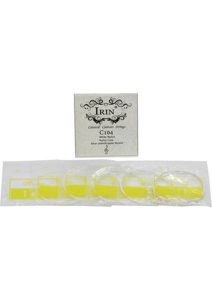 Irın ve Guitar Strings Profesyonel Müzik Aleti Aksesuarları Akustik Klasik Gitar Naylon Yedek Parçaları (Yurt Dışından) modelleri