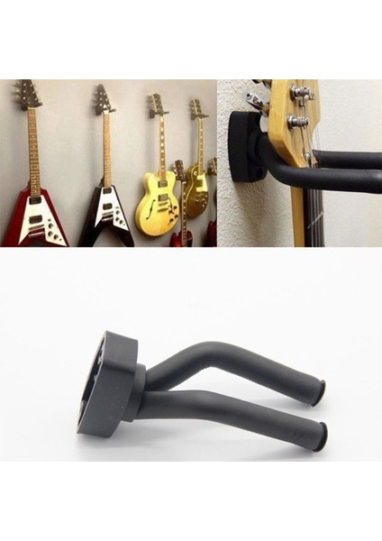 Siyah Stil Akustik Elektro Gitar Askı Duvar Montaj Metal Telli Enstrümanlar Bas Ukulele Keman Kanca Gösteri Askısı Braketi (Yurt Dışından) modelleri