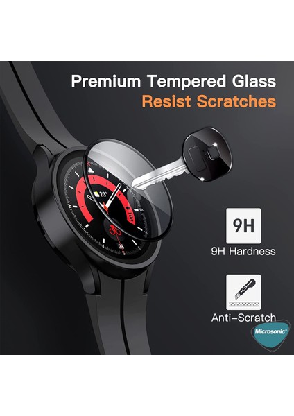 Samsung Galaxy Watch 7 40MM Tam Kaplayan Nano Cam Ekran Koruyucu Siyah