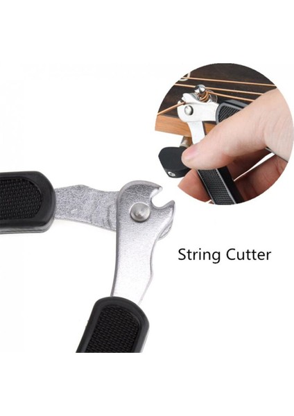 Siyah Stil Uller Çok Fonksiyonlu Gitar Teli Değiştirici ve Sarıcı Kesici Müzik Aleti Aracı Aksesuarları Gitar Parçaları (Yurt Dışından) modelleri