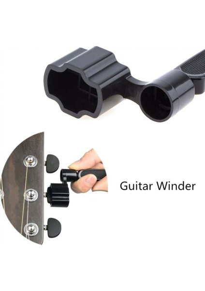 Siyah Stil Uller Çok Fonksiyonlu Gitar Teli Değiştirici ve Sarıcı Kesici Müzik Aleti Aracı Aksesuarları Gitar Parçaları (Yurt Dışından) fırsatları