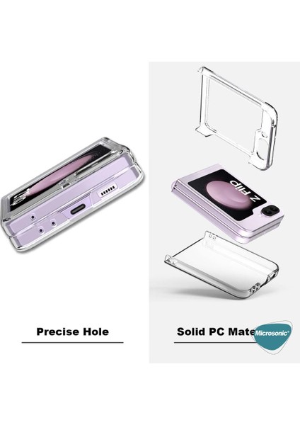Samsung Galaxy Z Flip 6 Kılıf Shock Absorbing Şeffaf fırsatları
