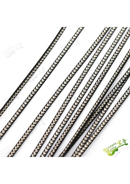 20PC G0841 GENIŞLIK35 Stili Gitar Bağlama Esnek Purfling Inlay Gitar Ukulele Mandolin Çevresinde Dekoratif Çizgi (Yurt Dışından)