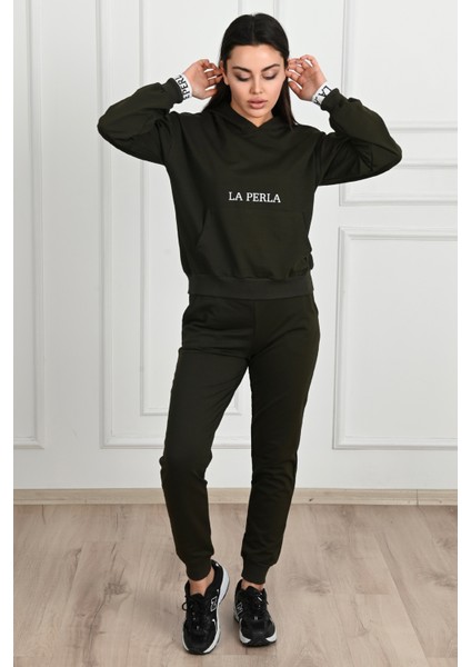 Kadın Yazı Baskılı Eşofman Takımı 3685-23 fiyatları