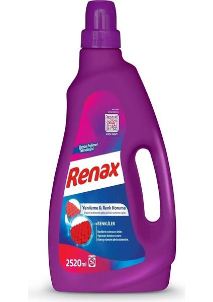 Sıvı Çamaş. Deterjanı Renkliler 2520 Ml.