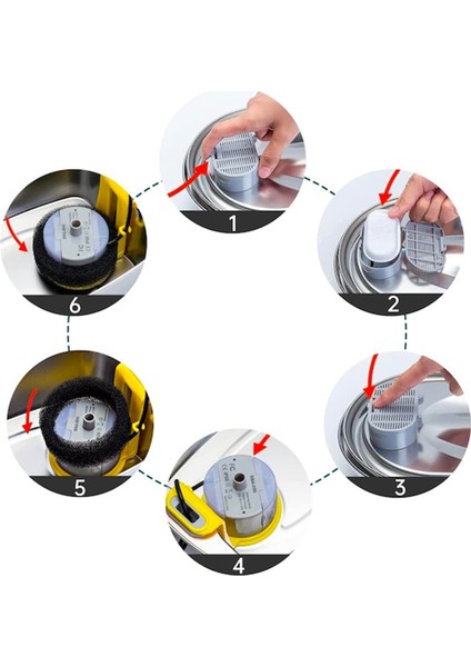 Otomatik Pet Su Sebili Filtresi 12'li Paket (Yurt Dışından)