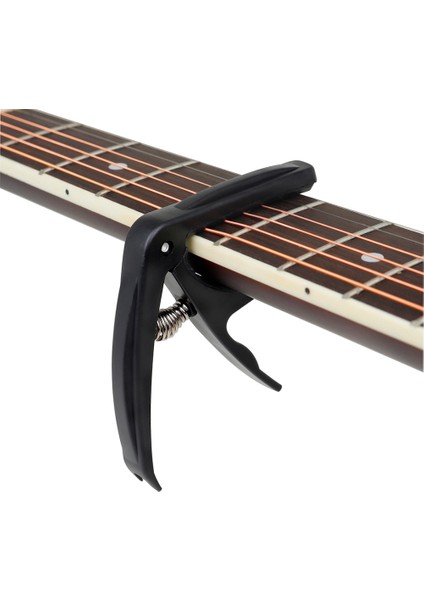 Siyah Stil Evrensel Kapo Gitar Aksesuarları Hızlı Değişim Kelepçe Anahtar Akustik Klasik Gitar Kapo Ukulele Akort Kelepçesi Gitar Parçaları Için (Yurt Dışından)