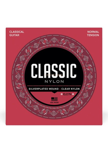 Klasik EJ45 Stili 1 Paket Klasik Gitar Telleri Naylon Çekirdek Gümüş Kaplı Bakır Sargılı Müzik Aletleri Aksesuarları Parçaları J45 J46 J49 EJ27N (Yurt Dışından) fiyatları