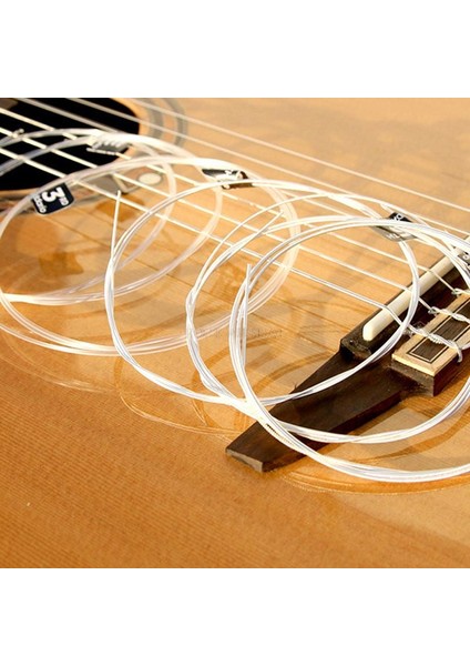 Klasik EJ45 Stili 1 Paket Klasik Gitar Telleri Naylon Çekirdek Gümüş Kaplı Bakır Sargılı Müzik Aletleri Aksesuarları Parçaları J45 J46 J49 EJ27N (Yurt Dışından) fırsatları