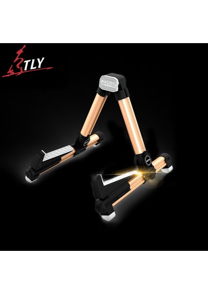 Altın Tarzı Aroma Alüminyum Alaşım Katlanabilir Gitar Standı Evrensel A-Frame Standı Gitar Ukulele Bas Mandolin Telli Enstrümanlar Için 7 Renk (Yurt Dışından) fiyatları