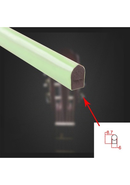 570 mm Tarzı Gear & Builder Gitar Sap Çift Etkili Yeşil Truss Rod Anahtarlı (Yurt Dışından) fırsatları