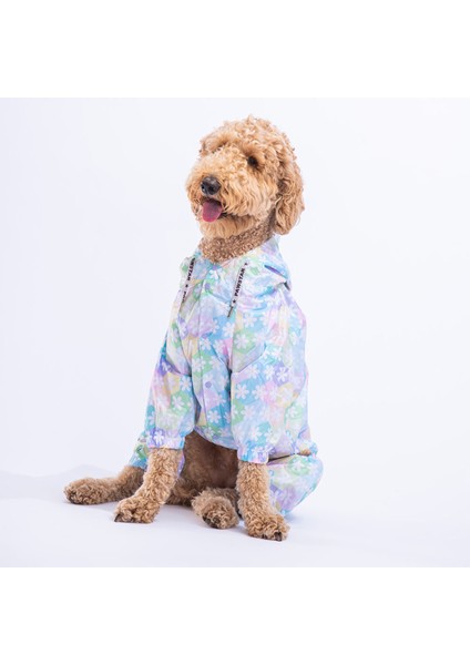 Flores Fileli Orta ve Büyük Irk Köpek Tulum Yağmurluğu