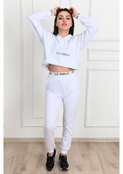 Kadın Yazı Baskılı Eşofman Takımı 3685-23 modelleri