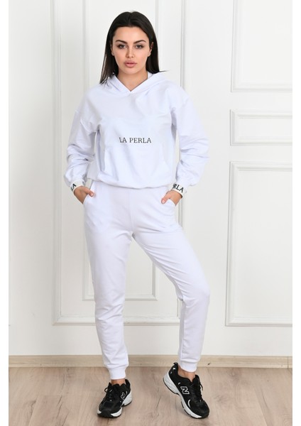 Kadın Yazı Baskılı Eşofman Takımı 3685-23 indirimleri