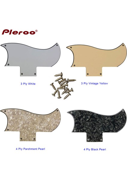 1 Kat Yeşil Akrilik Tarzı Pleroo Özel Gitar Parçaları - Urew Delikler Için Destek Epi G400 Pro Elektro Gitar Pickguard Çizik Plakası (Yurt Dışından) fiyatları