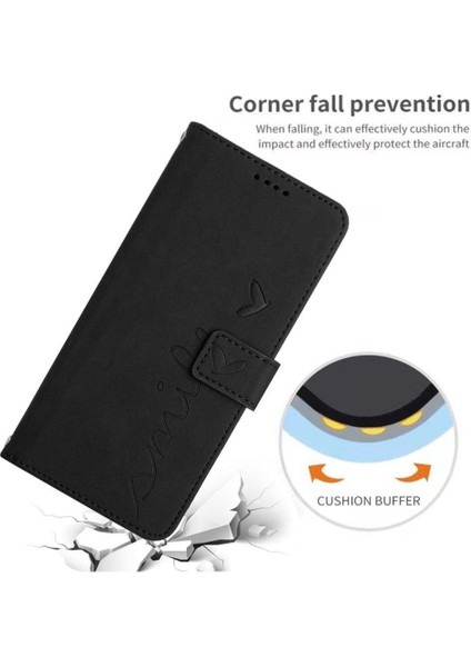 IPhone 16 Için Flip Case Pu Deri Kickstand Aşk Cüzdan Yan Toka (Yurt Dışından)