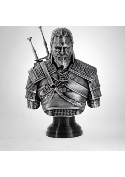 Anytime 3D Geralt Of Rivia Büst / Figür - The Witcher - 10 cm