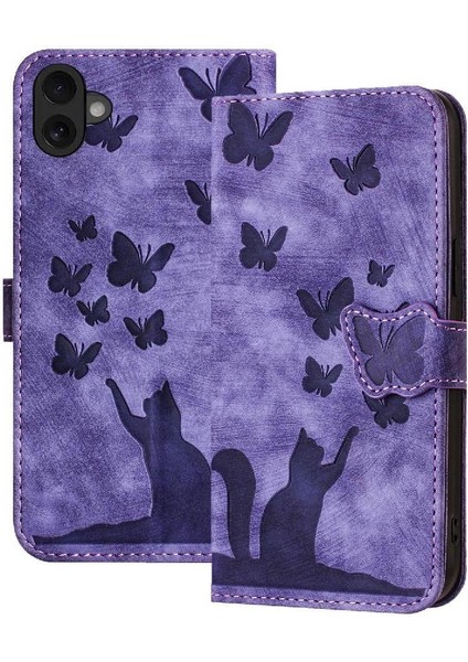 IPhone 16 Için Flip Case Artı Tutucu Kapak Cüzdan Kılıf Kart Cep Flip (Yurt Dışından)
