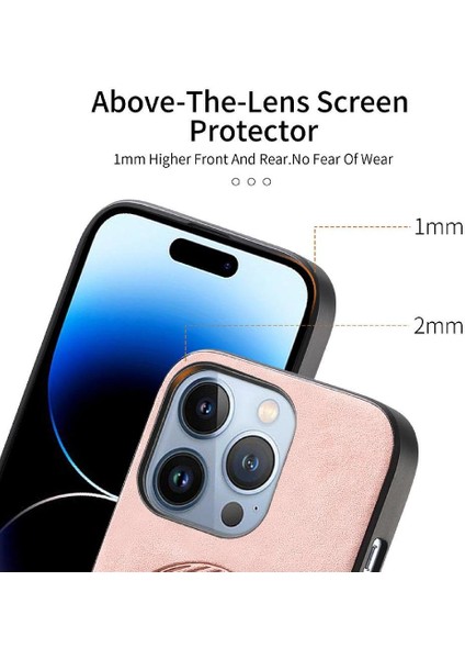 IPhone 14 Için Kılıf Pro Max Hafif Ince Magsafe Araba Bağlar Kablosuz (Yurt Dışından)