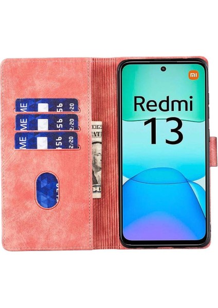 Xiaomi Redmi Için Flip Case 13 4g Flip Folio Cüzdan Kılıf Kabartmalı Sevimli (Yurt Dışından) fiyatları