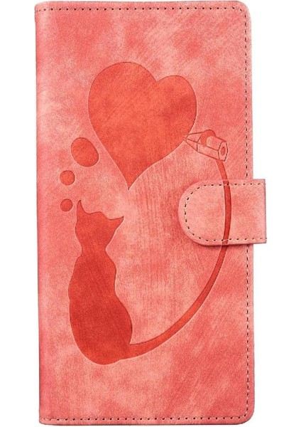 Xiaomi Redmi Için Flip Case 13 4g Flip Folio Cüzdan Kılıf Kabartmalı Sevimli (Yurt Dışından) modelleri