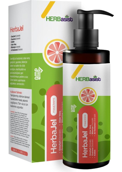 Herbajel Selülit Masaj Kremi 200 Ml