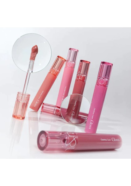 Vegan Dolgun Görünüm Sağlayan Glasting Color Dudak Parlatıcısı - 01 Peony Ballet indirimleri