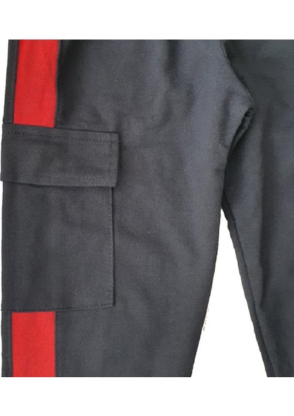 5-16 Yaş Kargo Cepli Erkek Kız Çocuk Eşofman Altı, Bel Lastikli , Paça Ribanalı , Jogger
