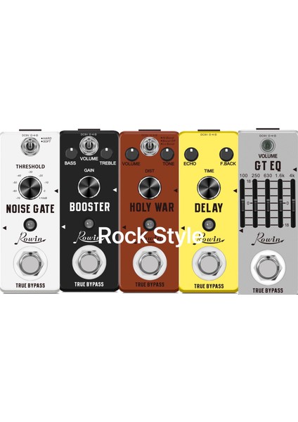 Güçlendirici Pedal Stili Gitar Ağır Metal Distorsiyon Gürültü Kapısı Yükseltici Gecikme Gitar Ekolayzır Pedalı - Rock Tarzınızı Ghet Müzik Mağazası'nda Oluşturun. (Yurt Dışından) modelleri
