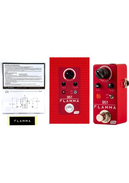FC06 Stili Flamma FC06 Distortion Gitar Pedalı Elektrikli Gitar Distorsiyon Efektleri Mini Pedal Gerçek Devre Kesmesi ile Güç Kaynağı Ile (Yurt Dışından) fırsatları
