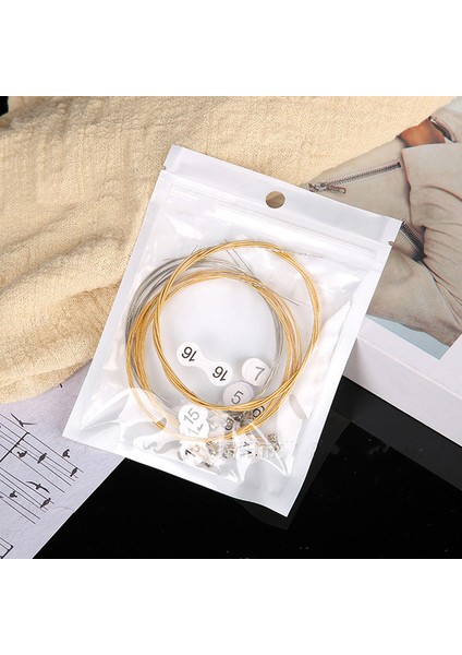 16 Dize Stili Telliler Lyre Harp Tel Seti Değiştirme Metal Tel Aksesuarı Müzik Tutkunları Performans Sanatçıları Müzisyenler Gitar Parçaları Için (Yurt Dışından)