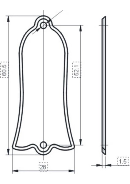 Özelleştirilmiş Stil Xinyue Gitar Parçaları Özel Abd Gib Lp Truss Rod Kapağı Plakası Pirnt Inci Kapılar, 2 Kat Siyah (Yurt Dışından)