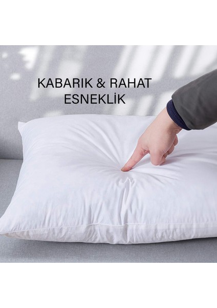 | 2 Adet Kırlent Iç Yasıtk | Boncuk Silikon | 5 Ebat | Premıum | Koltuk Dekor Yastığı 40x40